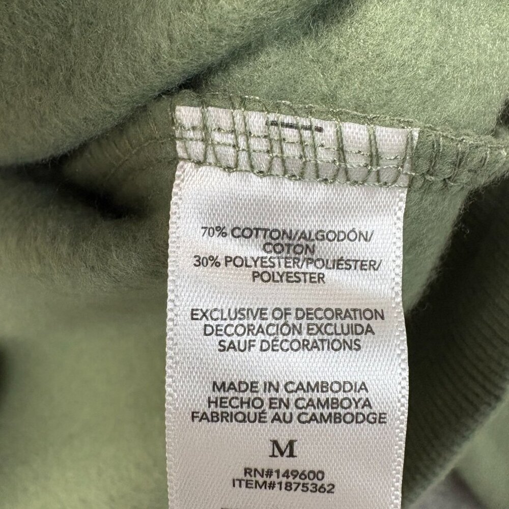 Keith Haring Men's M Olive Green Hoodie Sweatshirt Art Print K1193 - Picture 5 of 11